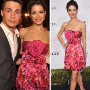 NWT BCBGMAXAZRIA Begonia floral mini dress